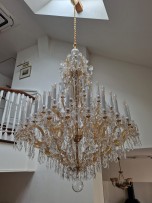 Maria Theresa chandelier in the style of ancient French Baccarat crystal chandeliers
