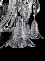 Detail of cut crystal glass bell 1