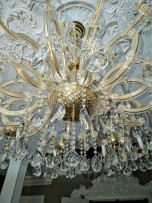 Large glass bowl of Maria Theresa Chandelier