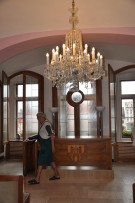 Washing of classic glass chandeliers Kamenický Šenov - City Hall of Česká Lípa